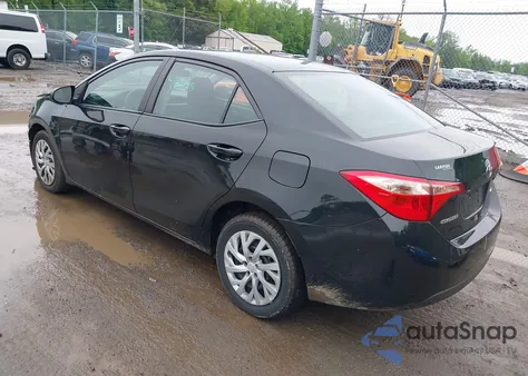 2018 Toyota Corolla Le from USA, damaged, VIN 2T1BURHE8JC014625